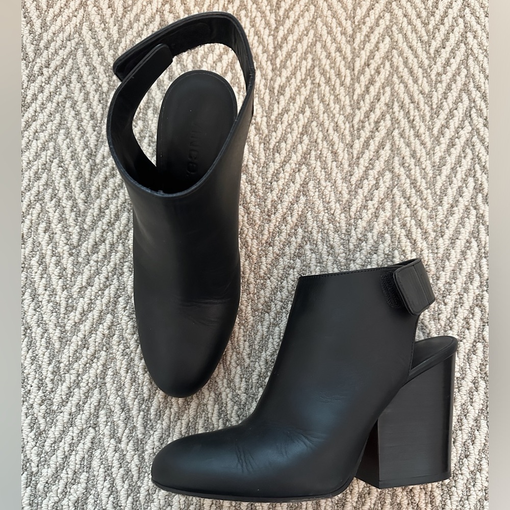 Vince open back booties